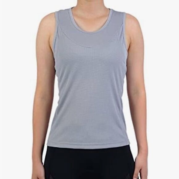 Beroy Racerback Cycling In-Outdoor Bike Tank Tops w/Pockets Grey M NWT - Picture 1 of 6
